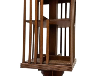 Art Nouveau Jugendstil Revolving Bookcase, 1900s